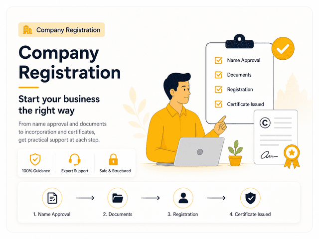 Company registration support