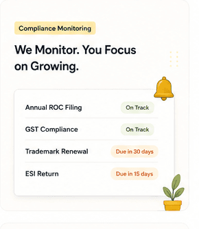 Compliance monitoring